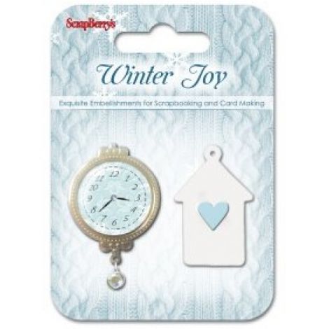 Elementy metalowe Scrap Berry's Winter Joy 1, 2szt